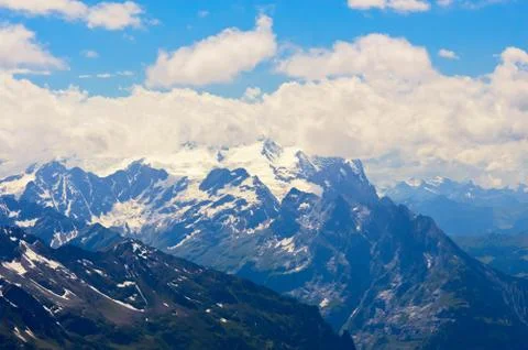 View from Mount Titlis 写真素材