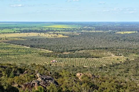 View from Mount Zero - Grampians Stock Photos