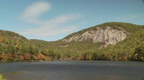 View of mountain and river Stock Footage 54593458