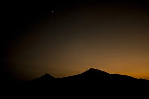 View of mountain Ararat 写真素材