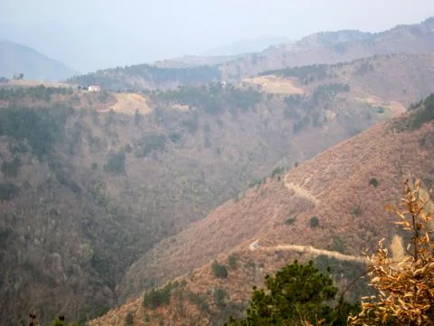 View of Mountain Area Stock Photos