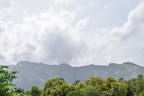 View of mountain area Stock Photos