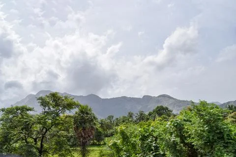 View of mountain area Stock Photos