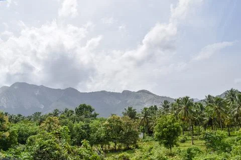 View of mountain area Stock Photos