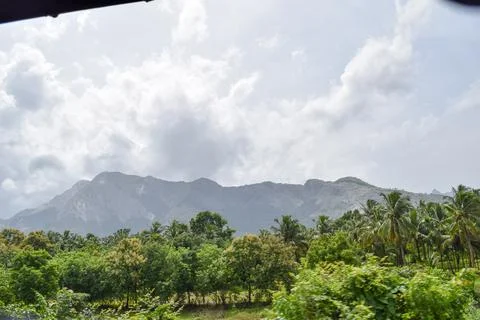 View of mountain area Stock Photos