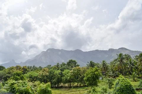 View of mountain area Stock Photos