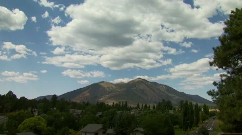 View of mountain from balcony Stock Footage 54592990