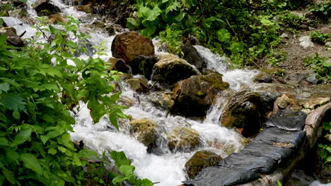 A view of mountain climbing with a view of Tsurugidake in Japan. Stock-Footage 159042136