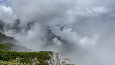 View from mountain feuerkogel Stock Footage 228364906