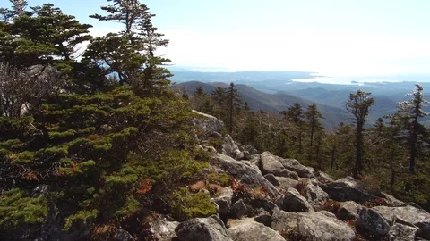  view from mountain Stock Footage
