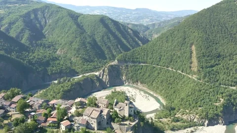 A view of a mountain Видео 156842413