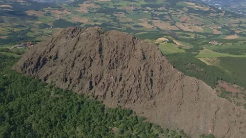 A view of a mountain 库存影片 156845858