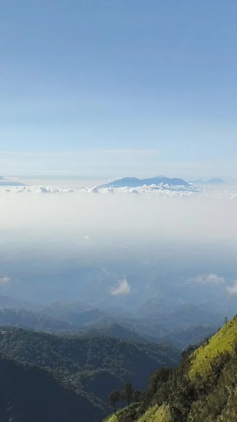 View from the mountain Stock Footage 339385823