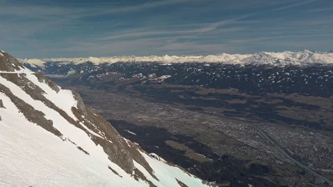 View from the Mountain Hafelekar Video stock 105292142