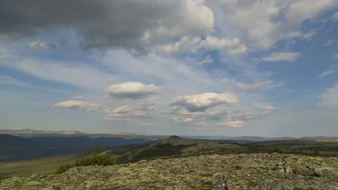 View from mountain Knabben,4k,timelapse Stock Footage 230131689