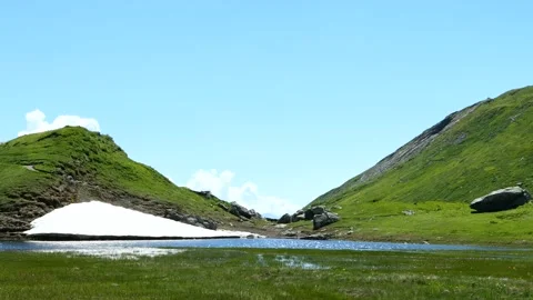 View of a mountain lake. Stock Footage 161621024