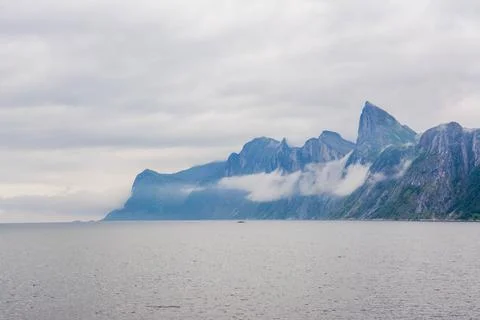 View from Mountain in Norway Stock Photos