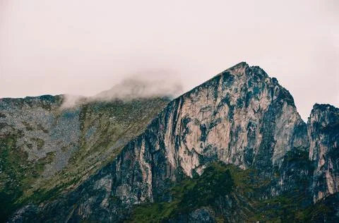 View from Mountain in Norway Stock Photos