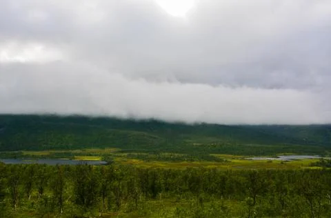 View from Mountain in Norway Stock Photos