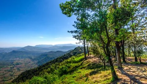 View of mountain Stock Photos