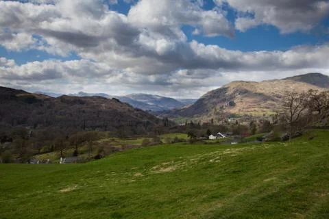 View from a mountain Stock Photos