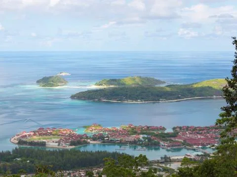 View from the mountain Foto stock