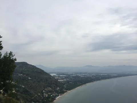 View from the mountain Foto stock