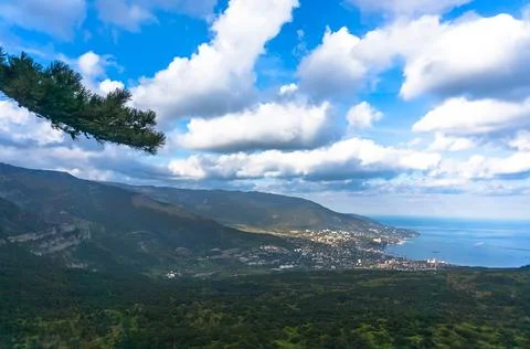 View from the mountain Stock Photos
