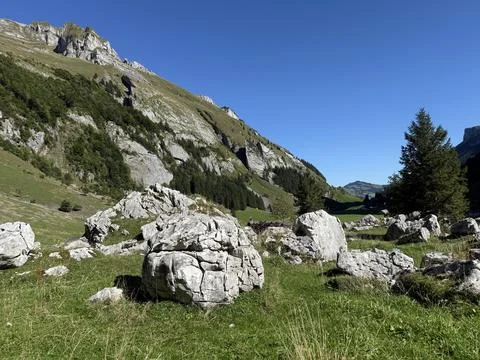 View on the mountain Stock Photos