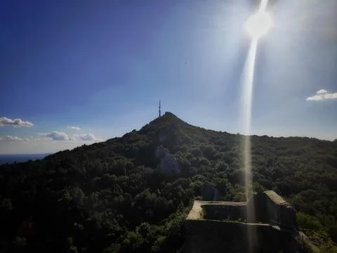 View from the Mountain Foto stock