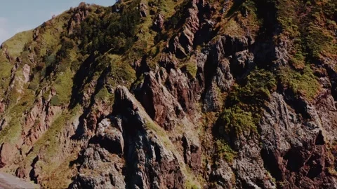 View of Mountain Range. Mountains and rocks. Stock Footage 315784434