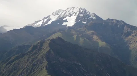 View of mountain range in Sacred Valley Stock-Footage 53778452