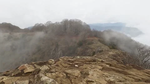 View from the mountain ridge Stock-Footage 154512916