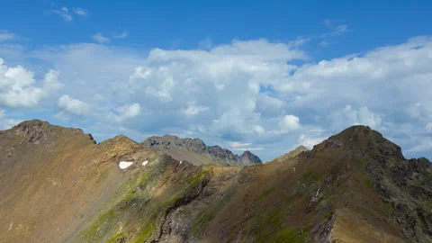 View from mountain ridge Stock Footage 317177868