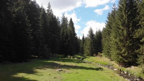 View from mountain scenery Stock Footage 95086254