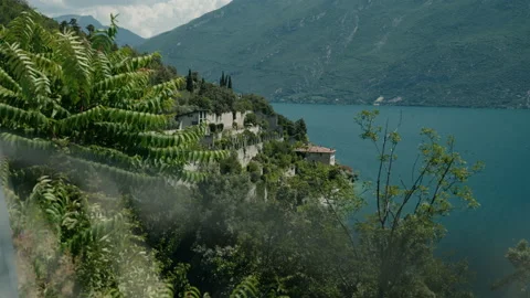 View from the mountain to the sea Stock Footage 170425280