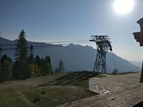 View from the mountain in Sochi Stock Photos
