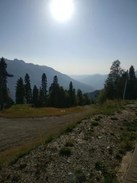 View from the mountain in Sochi Stock Photos