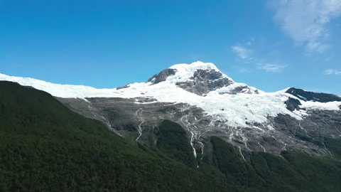 View of Mountain at Spegazzini Glacier, Santa Cruz Province, Patagonia Video stock 235304053
