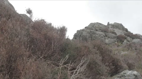 View of mountain top (5K TIMELAPSE) Stock Footage 48927432