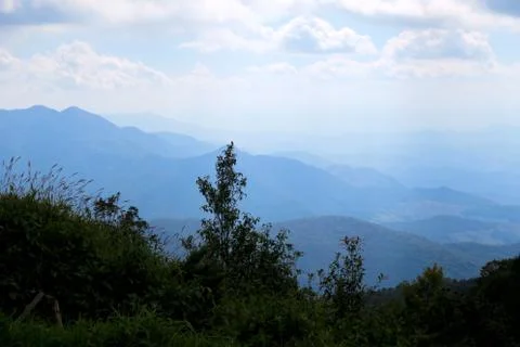 View of the mountain top Stock Photos