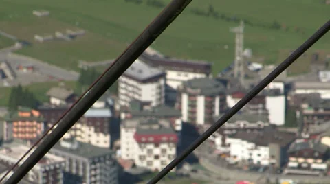 View of mountain town Stock Footage 33061398