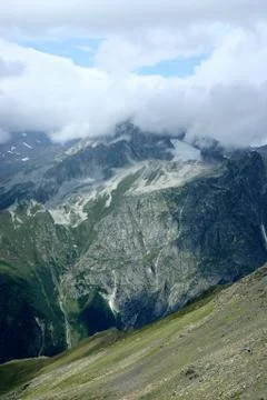 View of the mountain valley 写真素材