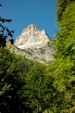 View of the mountain valley 写真素材