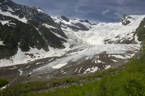 View of the mountain valley 写真素材