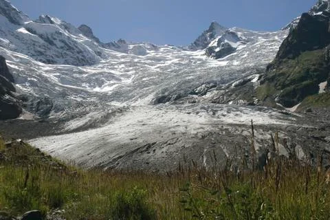 View of the mountain valley Foto stock