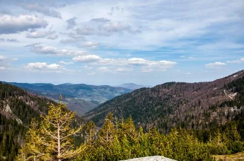 View from Mountain Vranica Stock Photos