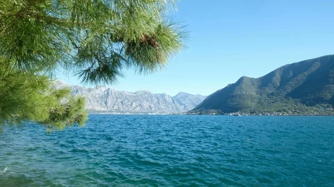 View of the mountainous Mediterranean coast Stockbeeldmateriaal 96004206