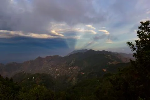 View on mountains of Anaga Stock Photos