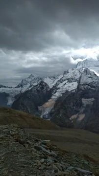 View of mountains and clouds Stock Photos